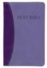 KJVER Thinline Bible Personal Size Dark Purple/Light Purple DuoTone